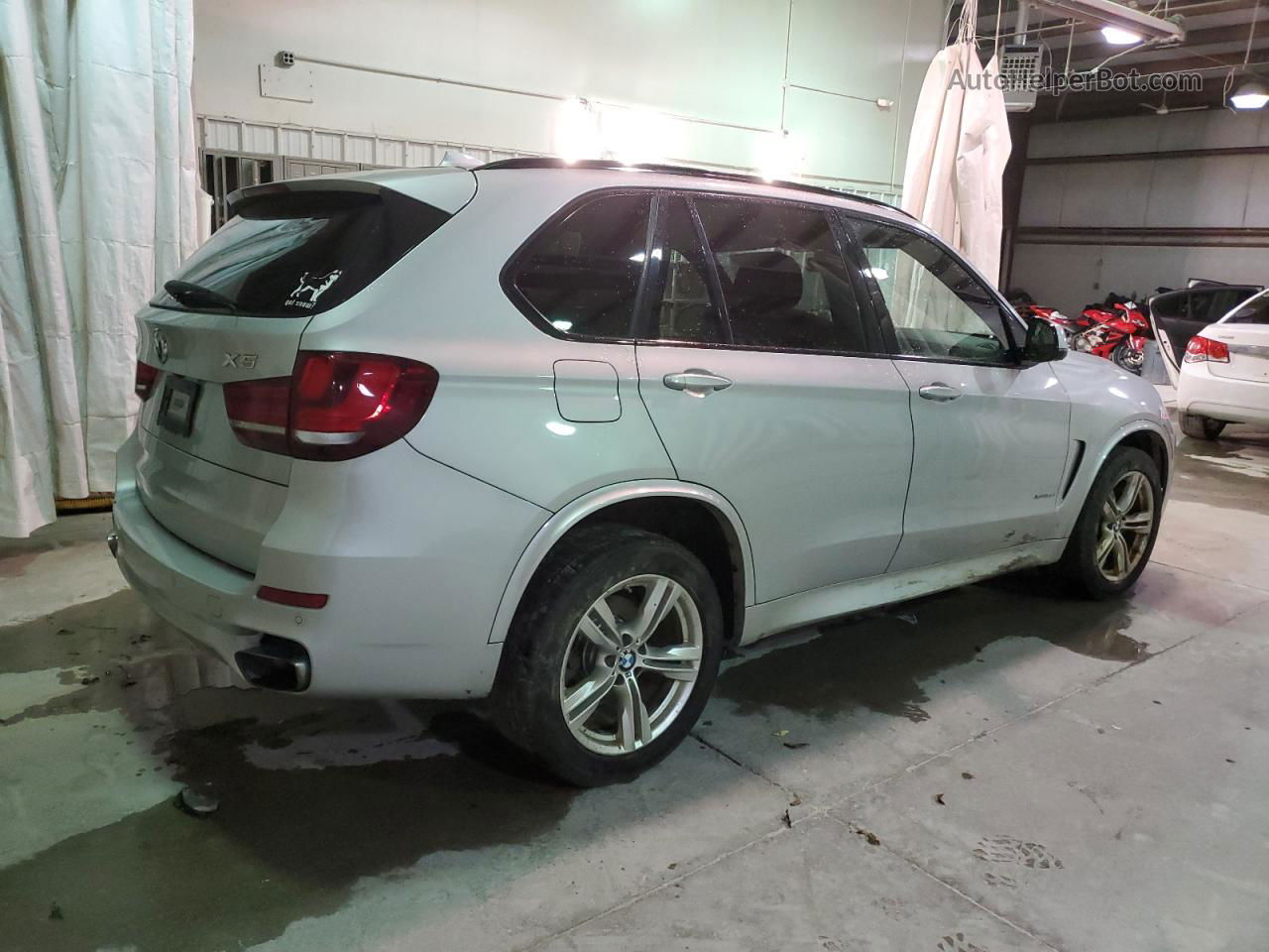 2015 Bmw X5 Xdrive35i Silver vin: 5UXKR0C51F0K62879