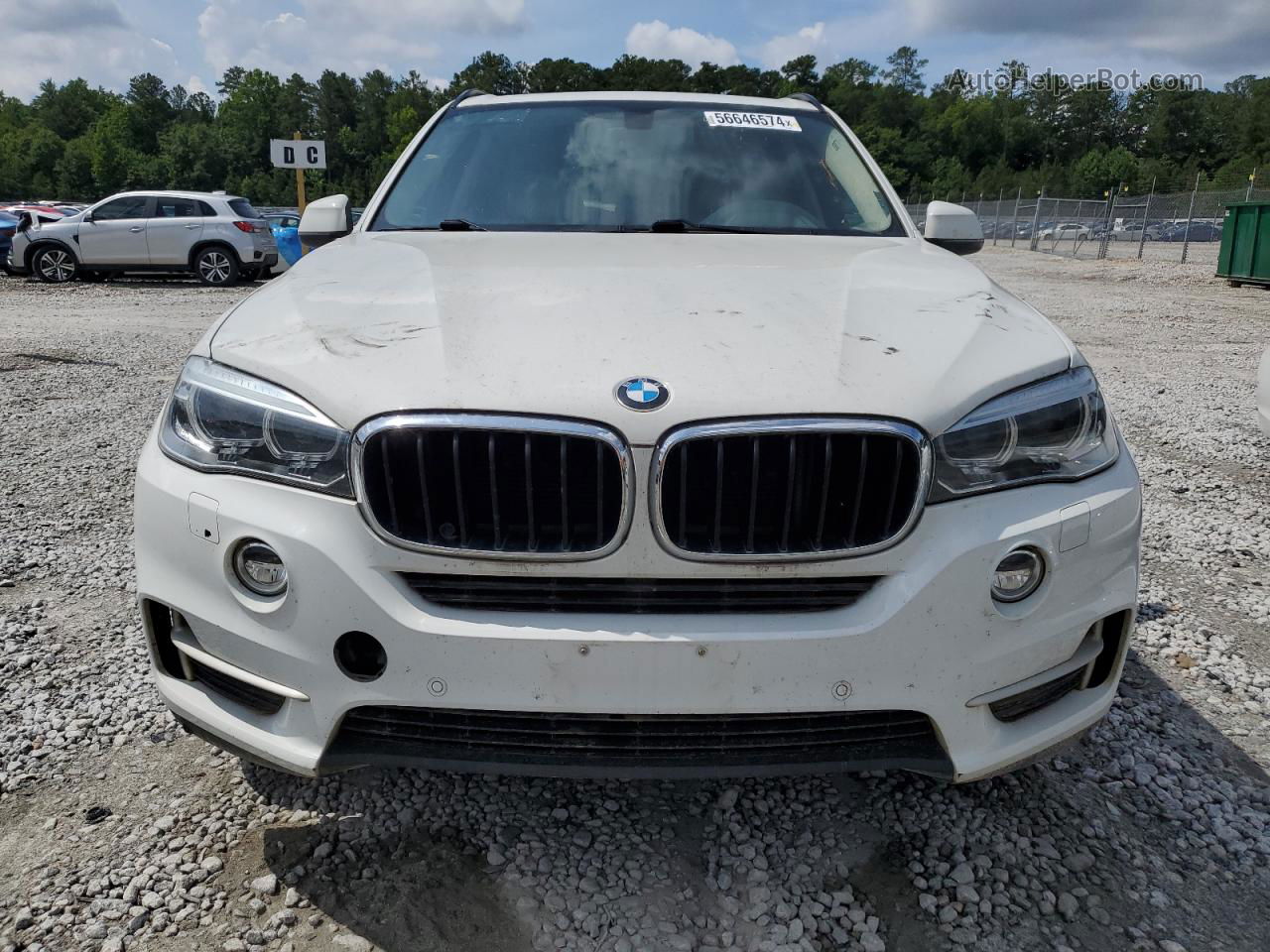 2015 Bmw X5 Xdrive35i White vin: 5UXKR0C51F0K68391