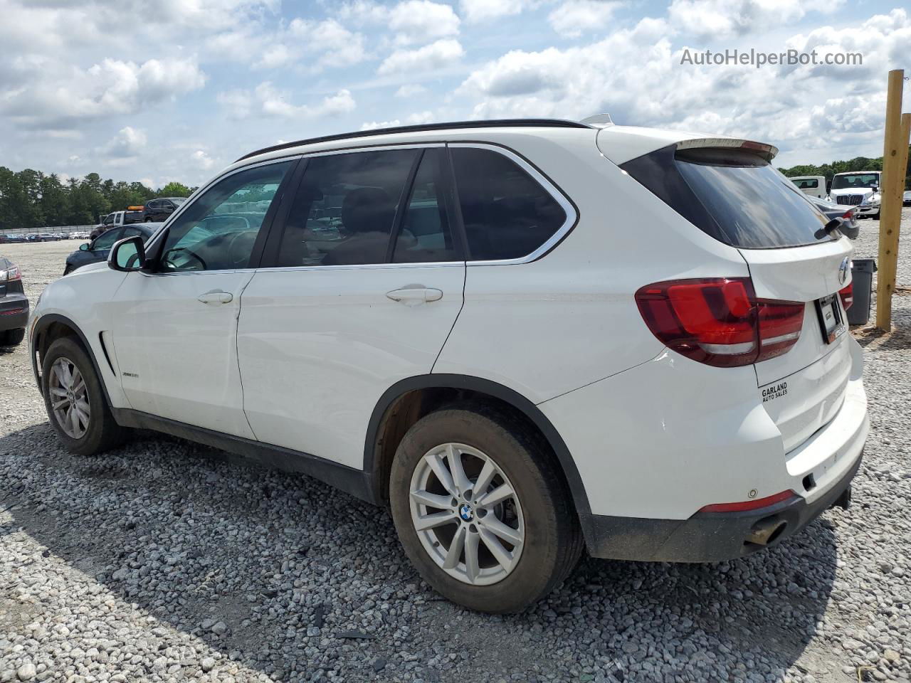 2015 Bmw X5 Xdrive35i White vin: 5UXKR0C51F0K68391