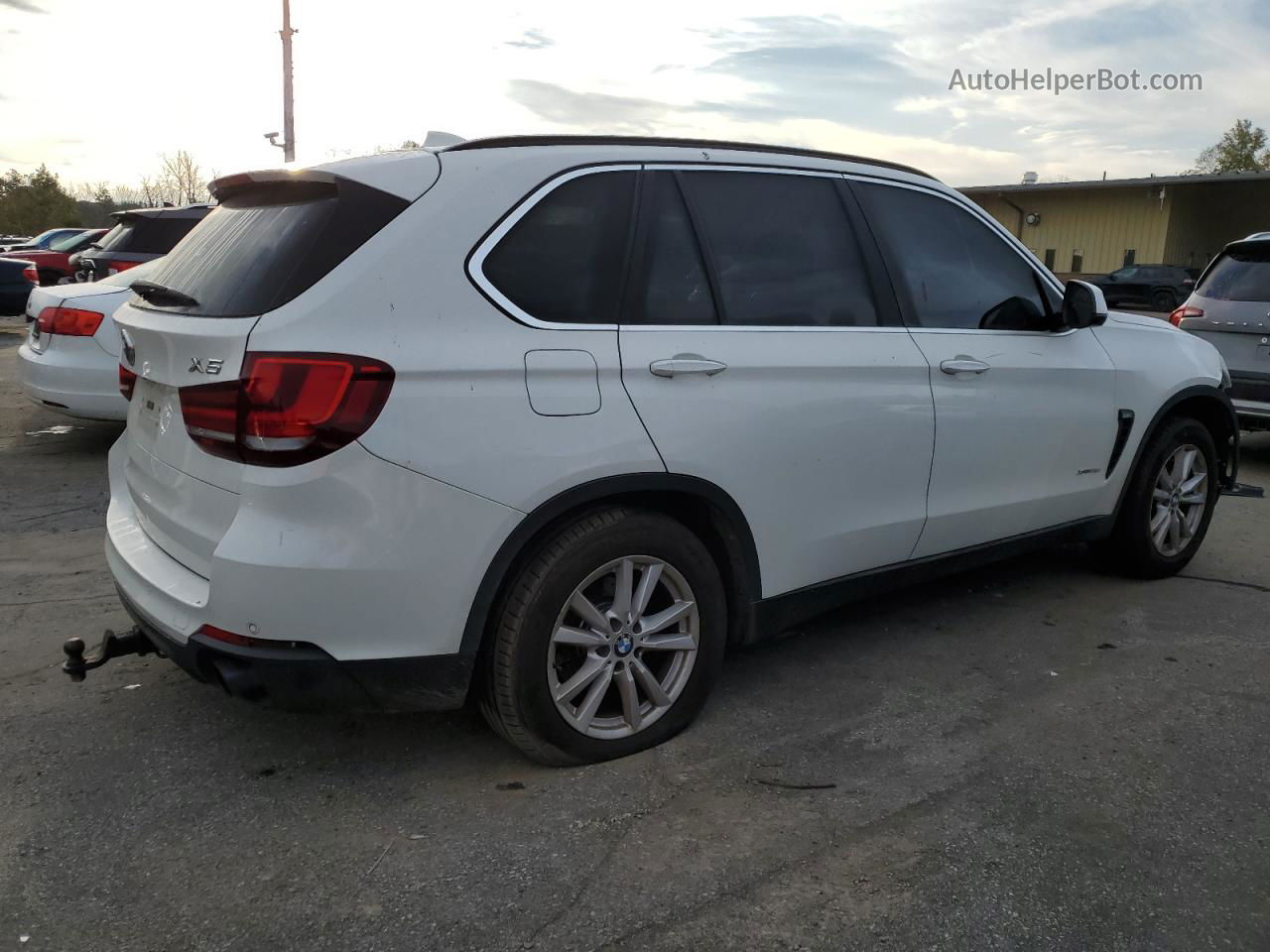 2015 Bmw X5 Xdrive35i White vin: 5UXKR0C51F0K69671