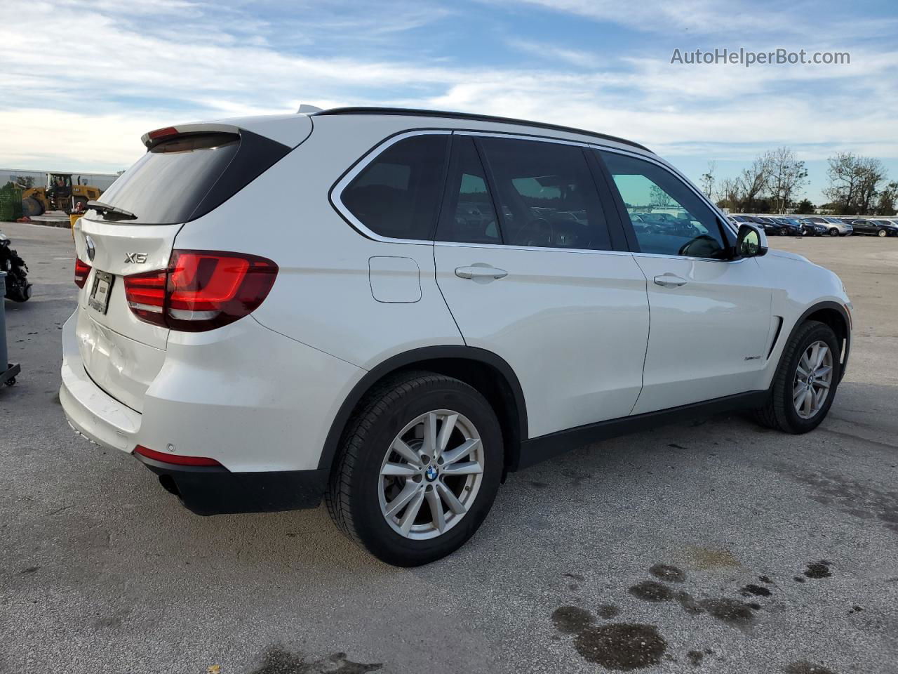 2015 Bmw X5 Xdrive35i Белый vin: 5UXKR0C51F0P02289