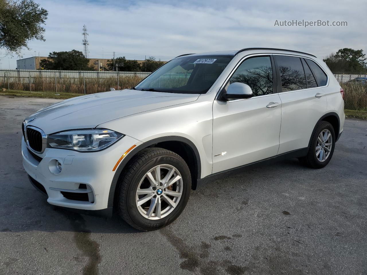 2015 Bmw X5 Xdrive35i Белый vin: 5UXKR0C51F0P02289