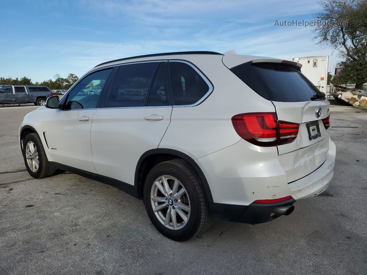 2015 Bmw X5 Xdrive35i Белый vin: 5UXKR0C51F0P02289