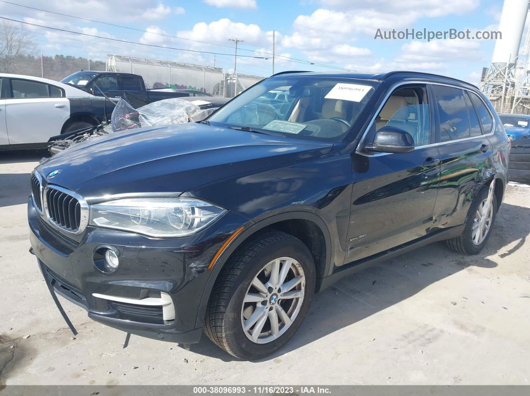 2015 Bmw X5 Xdrive35i Black vin: 5UXKR0C51F0P03488