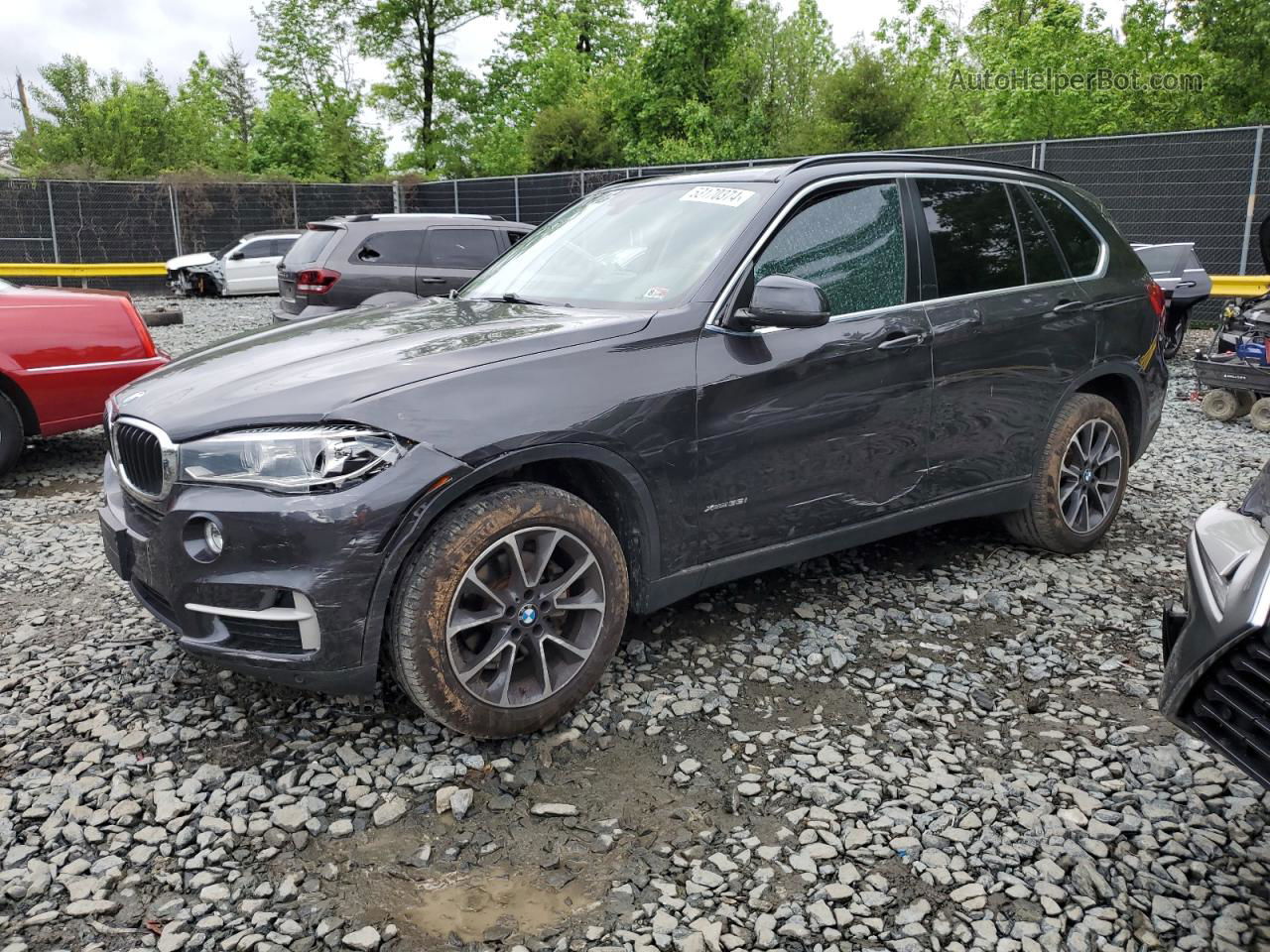 2015 Bmw X5 Xdrive35i Black vin: 5UXKR0C51F0P03670