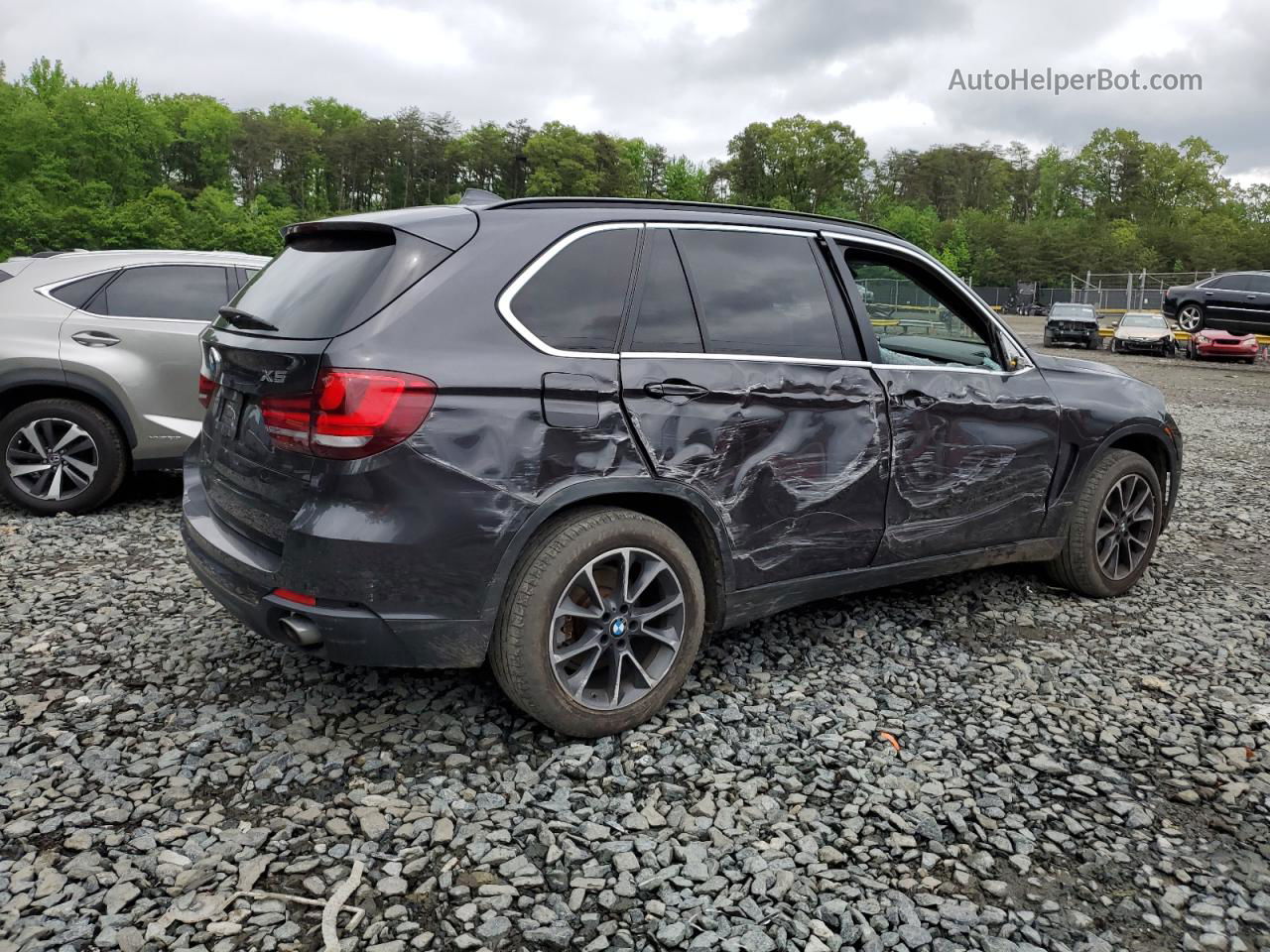 2015 Bmw X5 Xdrive35i Black vin: 5UXKR0C51F0P03670