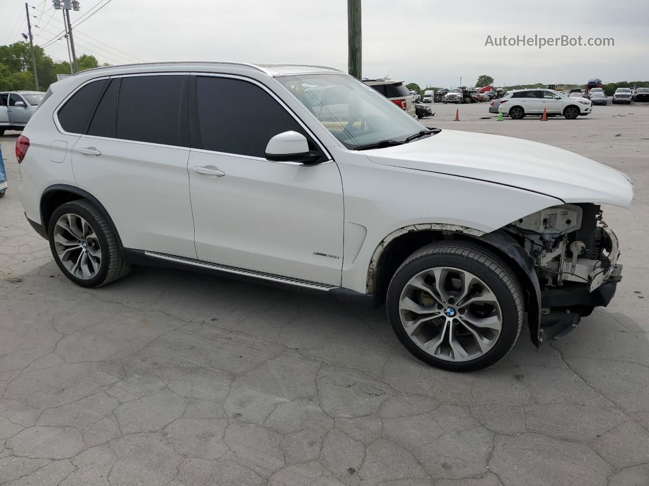 2015 Bmw X5 Xdrive35i Белый vin: 5UXKR0C51F0P06357