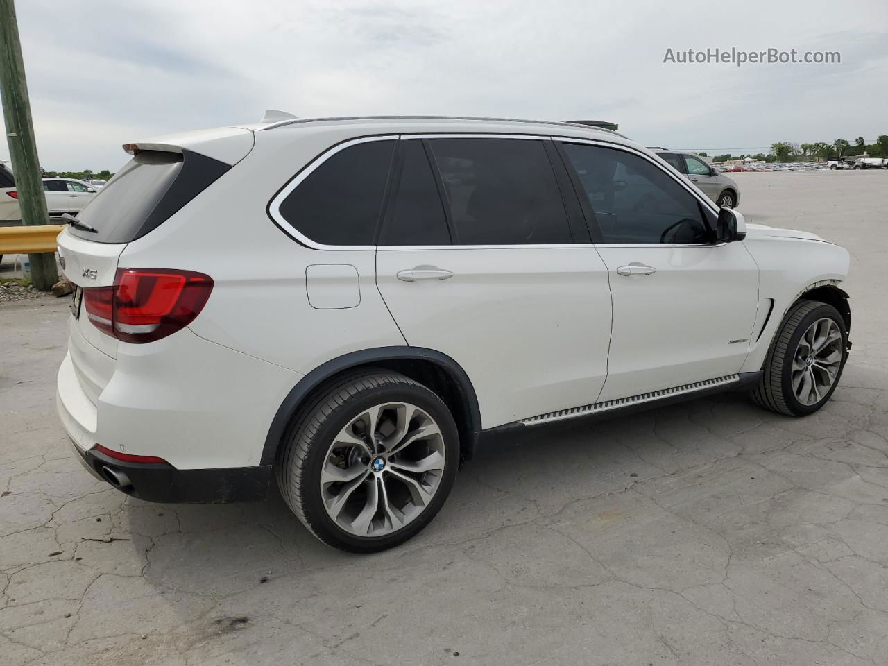 2015 Bmw X5 Xdrive35i White vin: 5UXKR0C51F0P06357