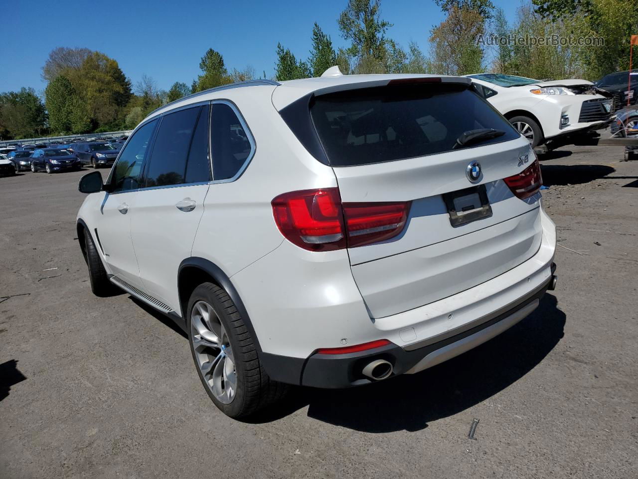 2015 Bmw X5 Xdrive35i Белый vin: 5UXKR0C51F0P08092