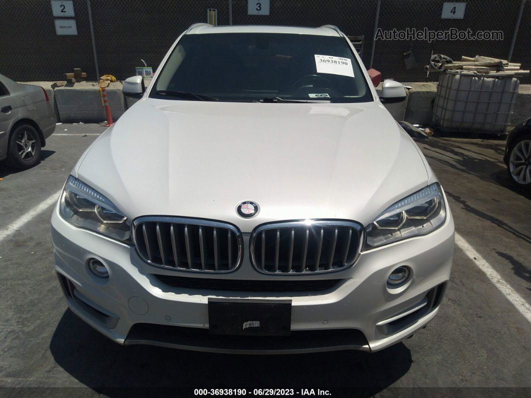 2015 Bmw X5 Xdrive35i White vin: 5UXKR0C51F0P08917