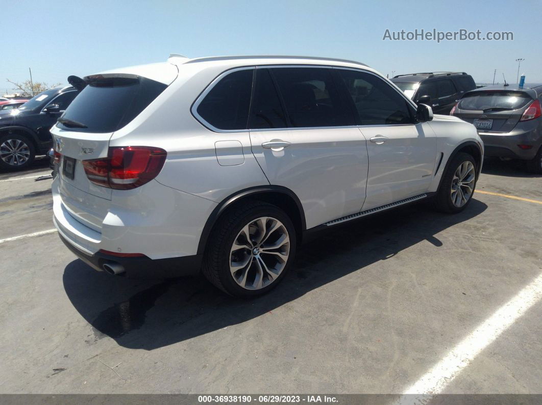 2015 Bmw X5 Xdrive35i White vin: 5UXKR0C51F0P08917