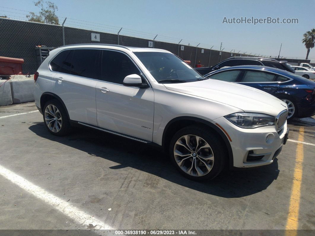 2015 Bmw X5 Xdrive35i White vin: 5UXKR0C51F0P08917