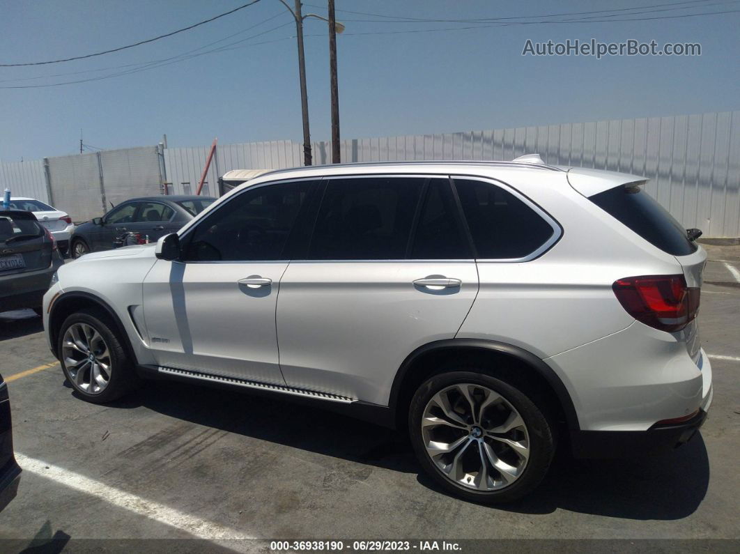 2015 Bmw X5 Xdrive35i White vin: 5UXKR0C51F0P08917