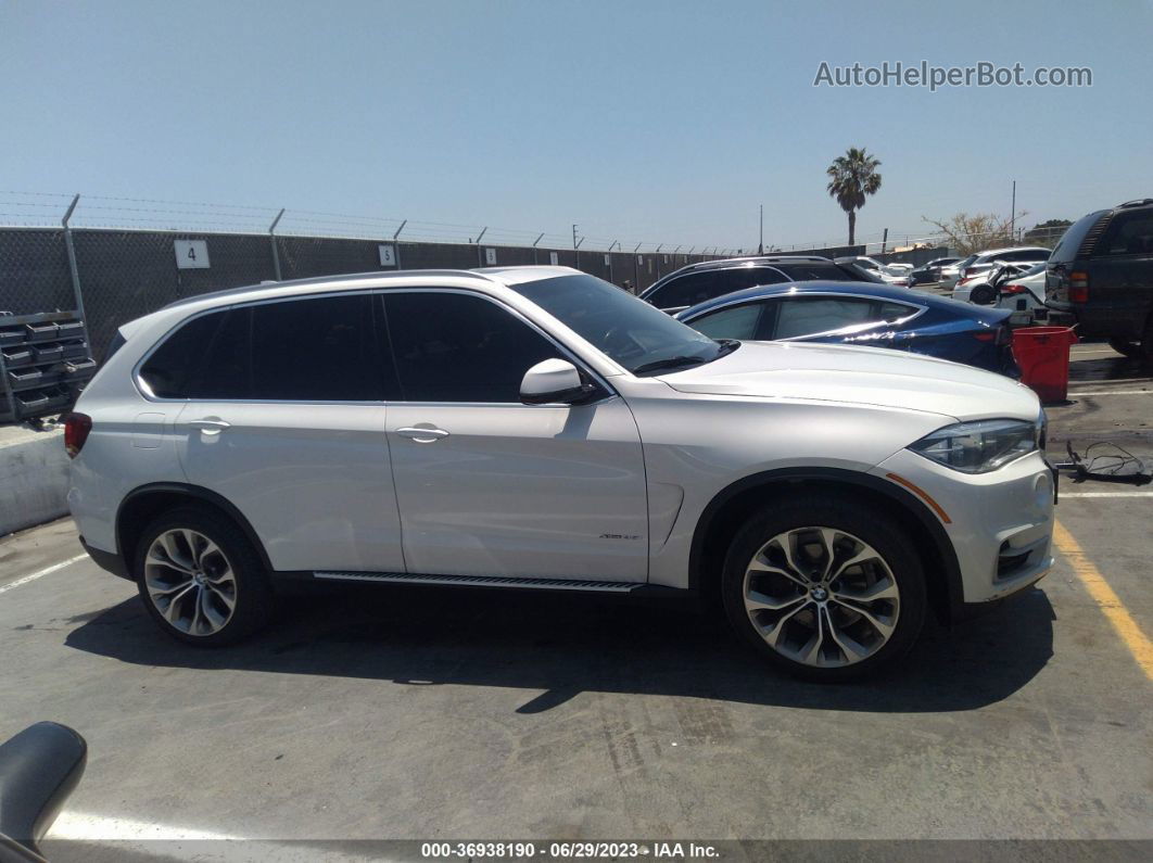 2015 Bmw X5 Xdrive35i White vin: 5UXKR0C51F0P08917