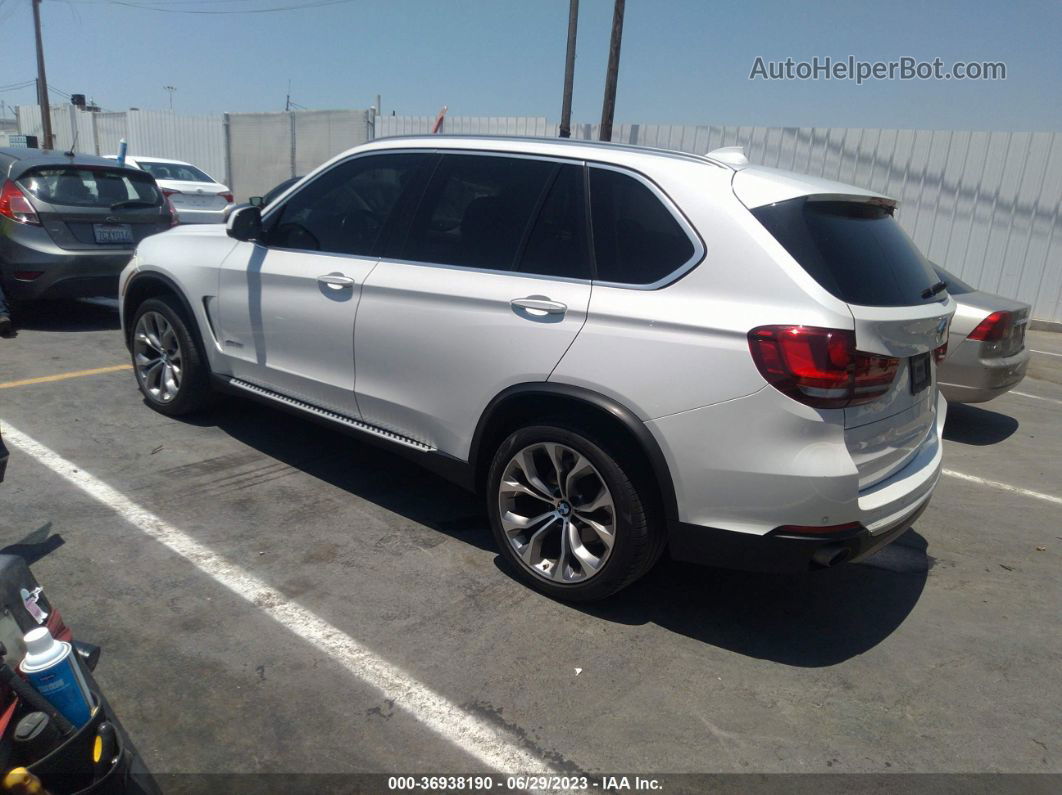 2015 Bmw X5 Xdrive35i White vin: 5UXKR0C51F0P08917