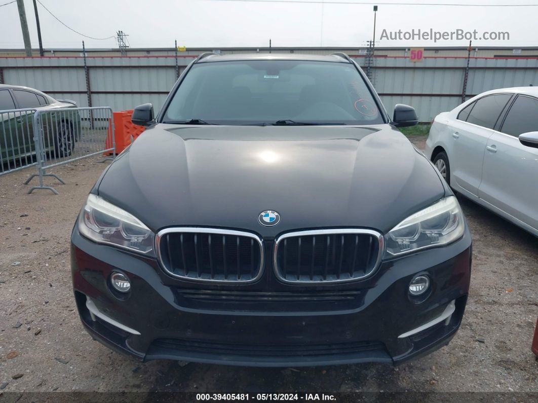 2015 Bmw X5 Xdrive35i Black vin: 5UXKR0C51F0P09257