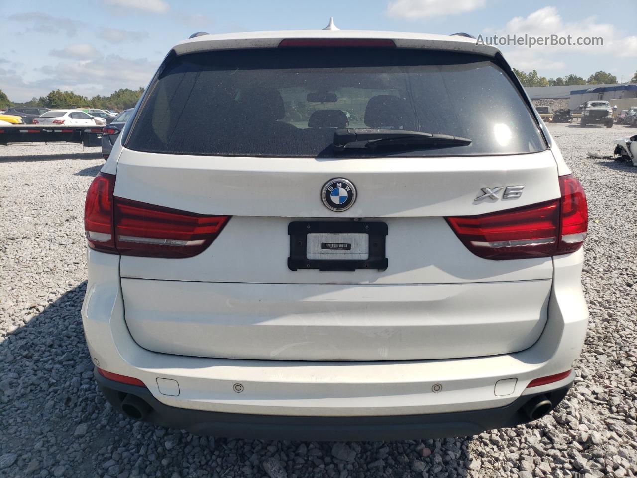 2016 Bmw X5 Xdrive35i White vin: 5UXKR0C51G0S87220