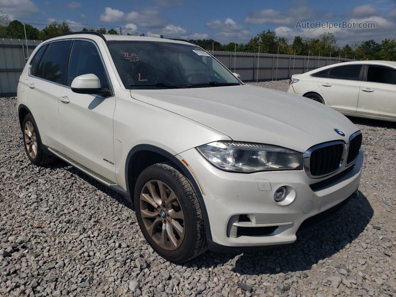 2016 Bmw X5 Xdrive35i White vin: 5UXKR0C51G0S87220