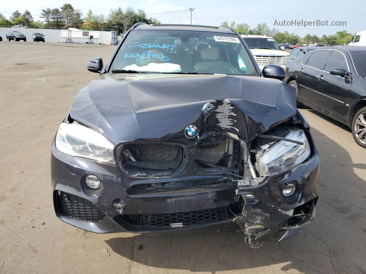 2014 Bmw X5 Xdrive35i Black vin: 5UXKR0C52E0C28077