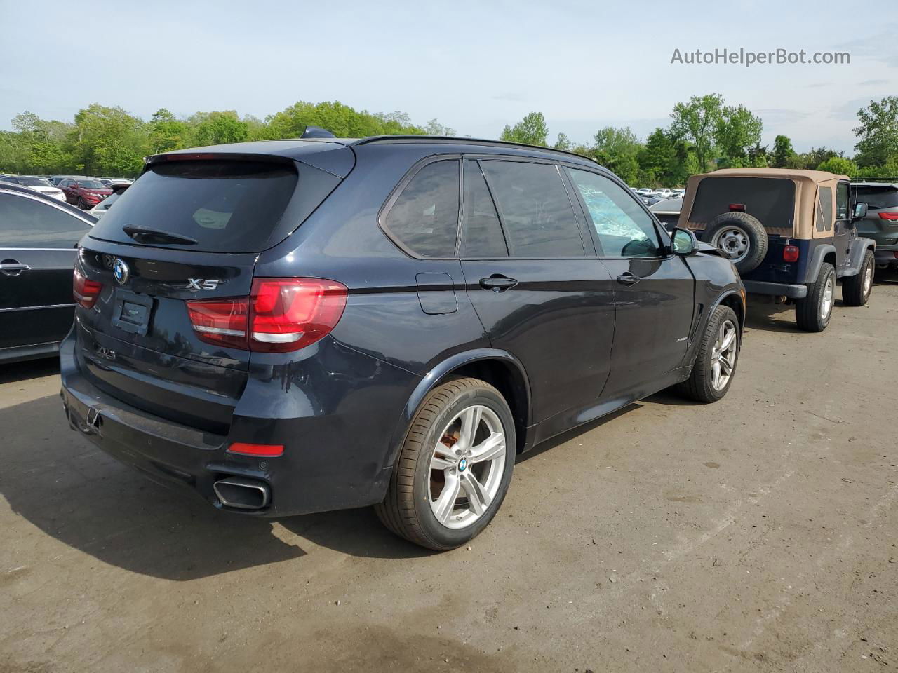 2014 Bmw X5 Xdrive35i Black vin: 5UXKR0C52E0C28077