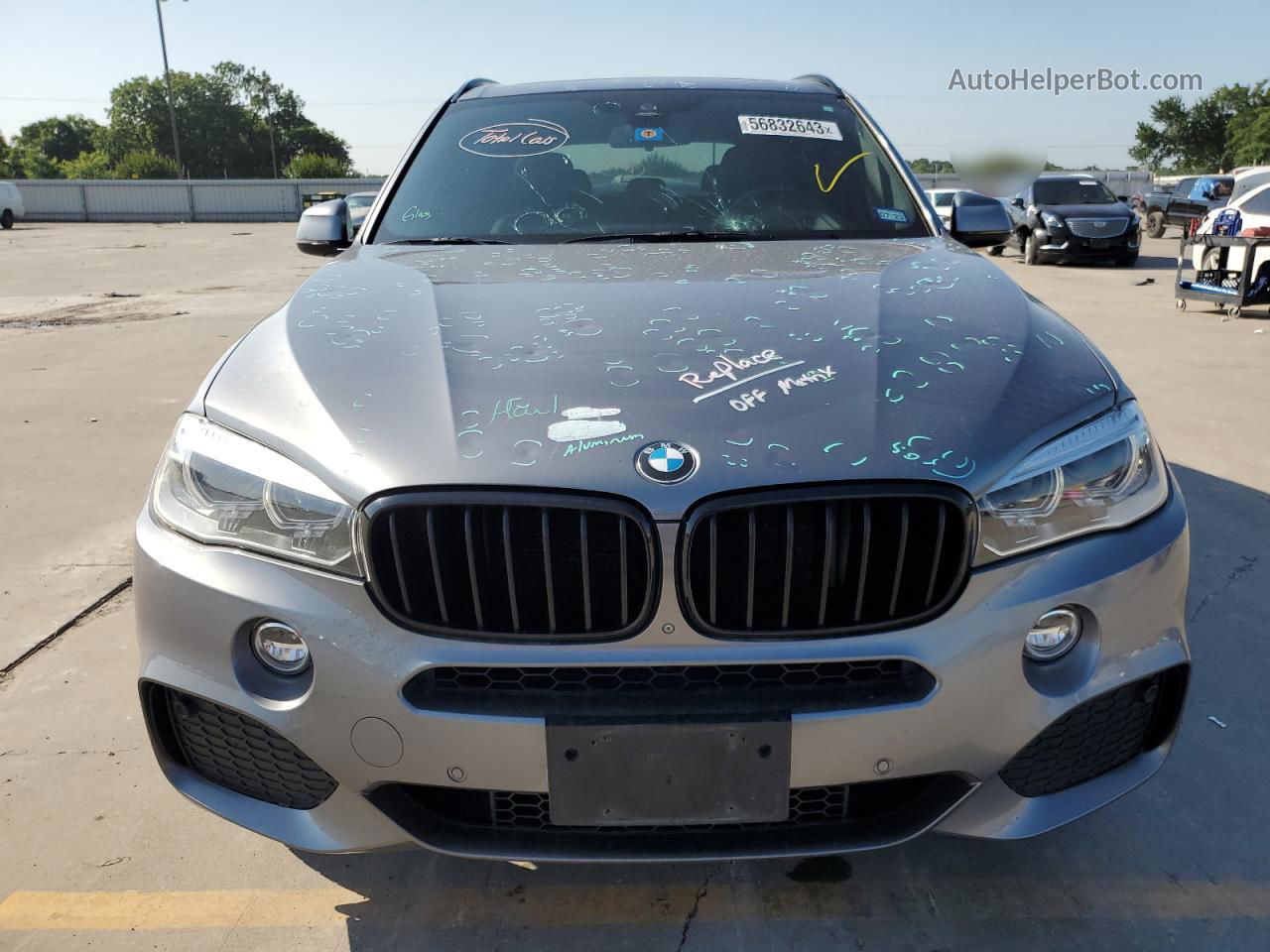 2014 Bmw X5 Xdrive35i Gray vin: 5UXKR0C52E0H19068