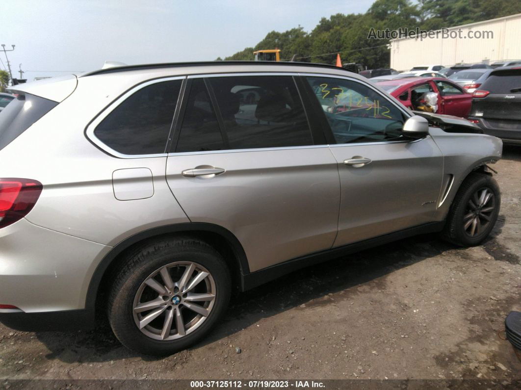 2014 Bmw X5 Xdrive35i Silver vin: 5UXKR0C52E0H25310