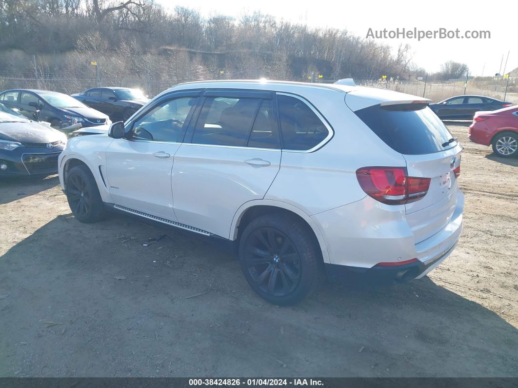 2014 Bmw X5 Xdrive35i White vin: 5UXKR0C52E0K50318