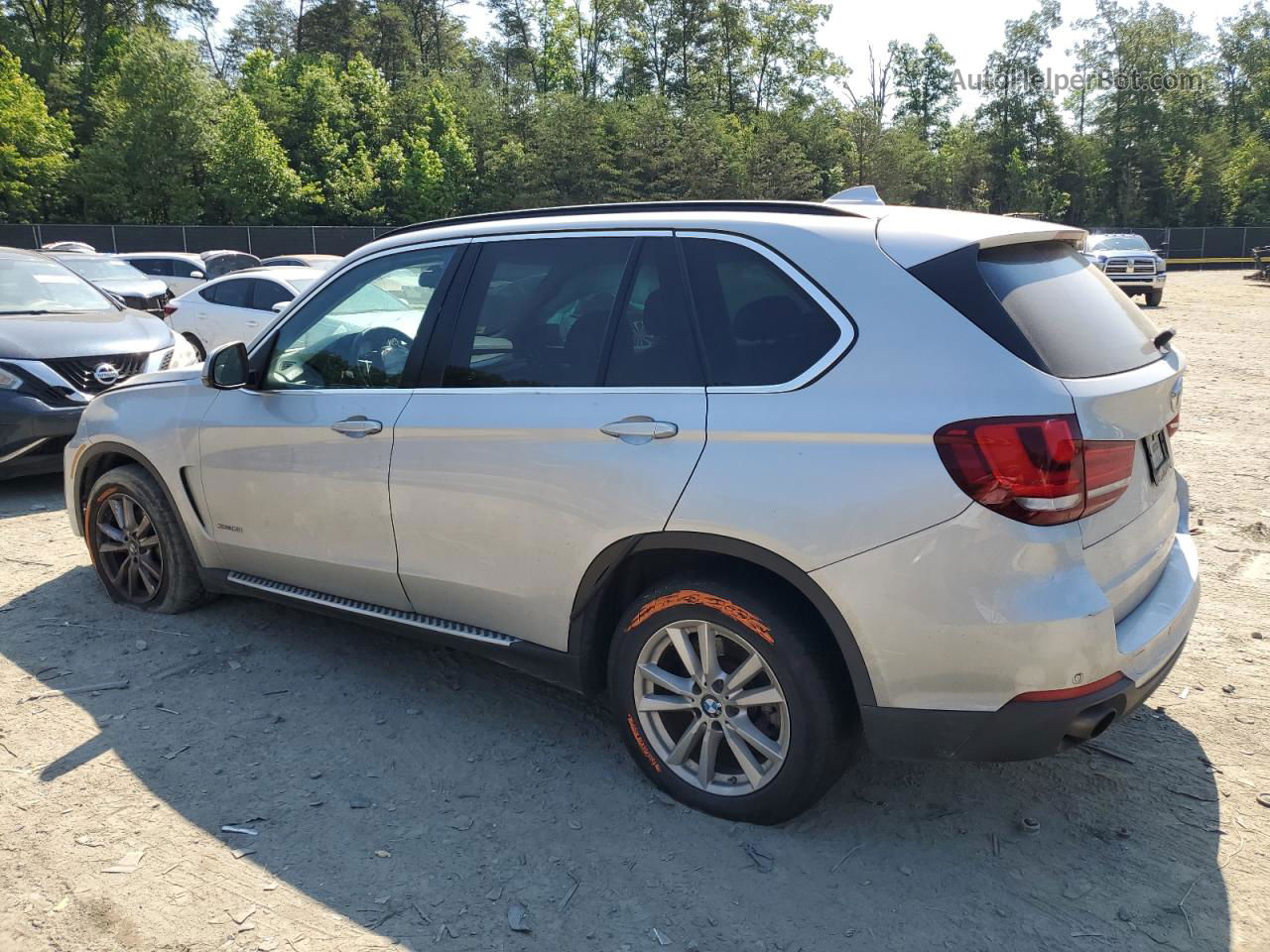 2014 Bmw X5 Xdrive35i Silver vin: 5UXKR0C52E0K50402