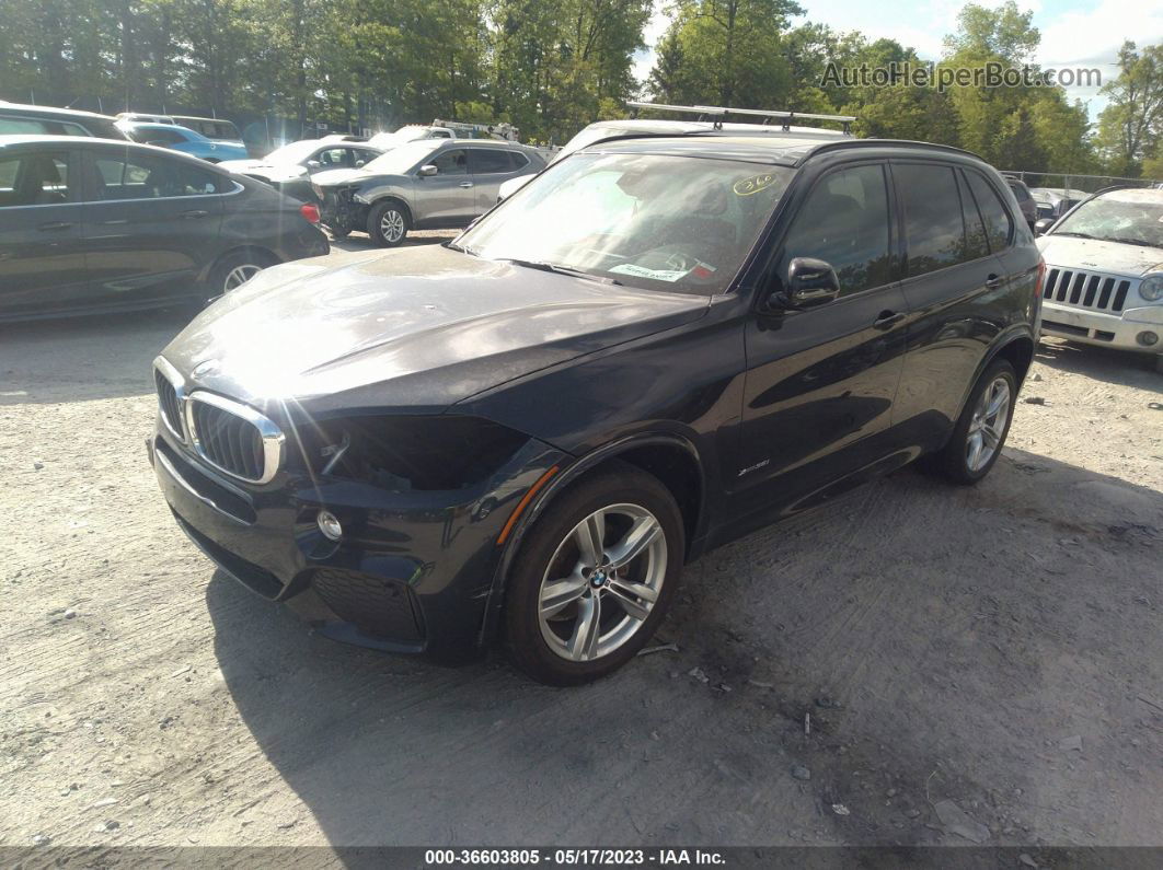 2014 Bmw X5 Xdrive35i Black vin: 5UXKR0C52E0K52022