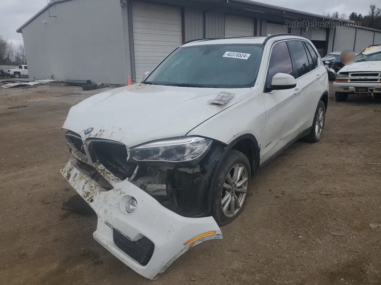 2015 Bmw X5 Xdrive35i Белый vin: 5UXKR0C52F0K55858