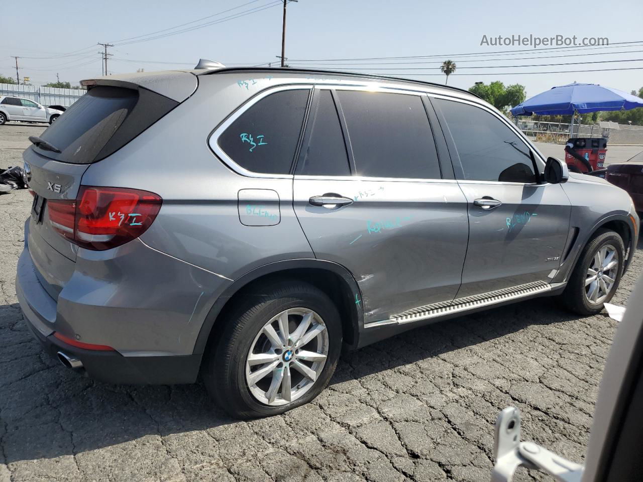 2015 Bmw X5 Xdrive35i Gray vin: 5UXKR0C52F0P07128