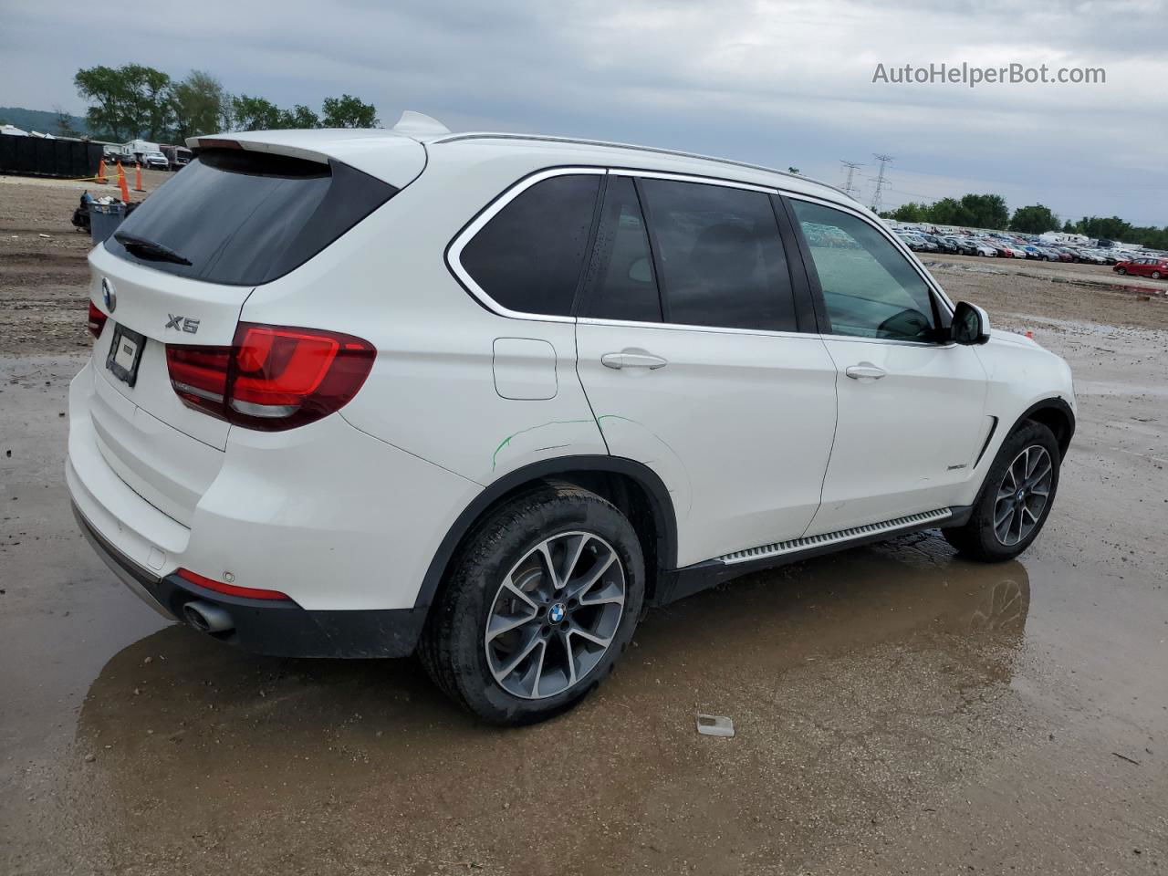 2015 Bmw X5 Xdrive35i Белый vin: 5UXKR0C52F0P15259