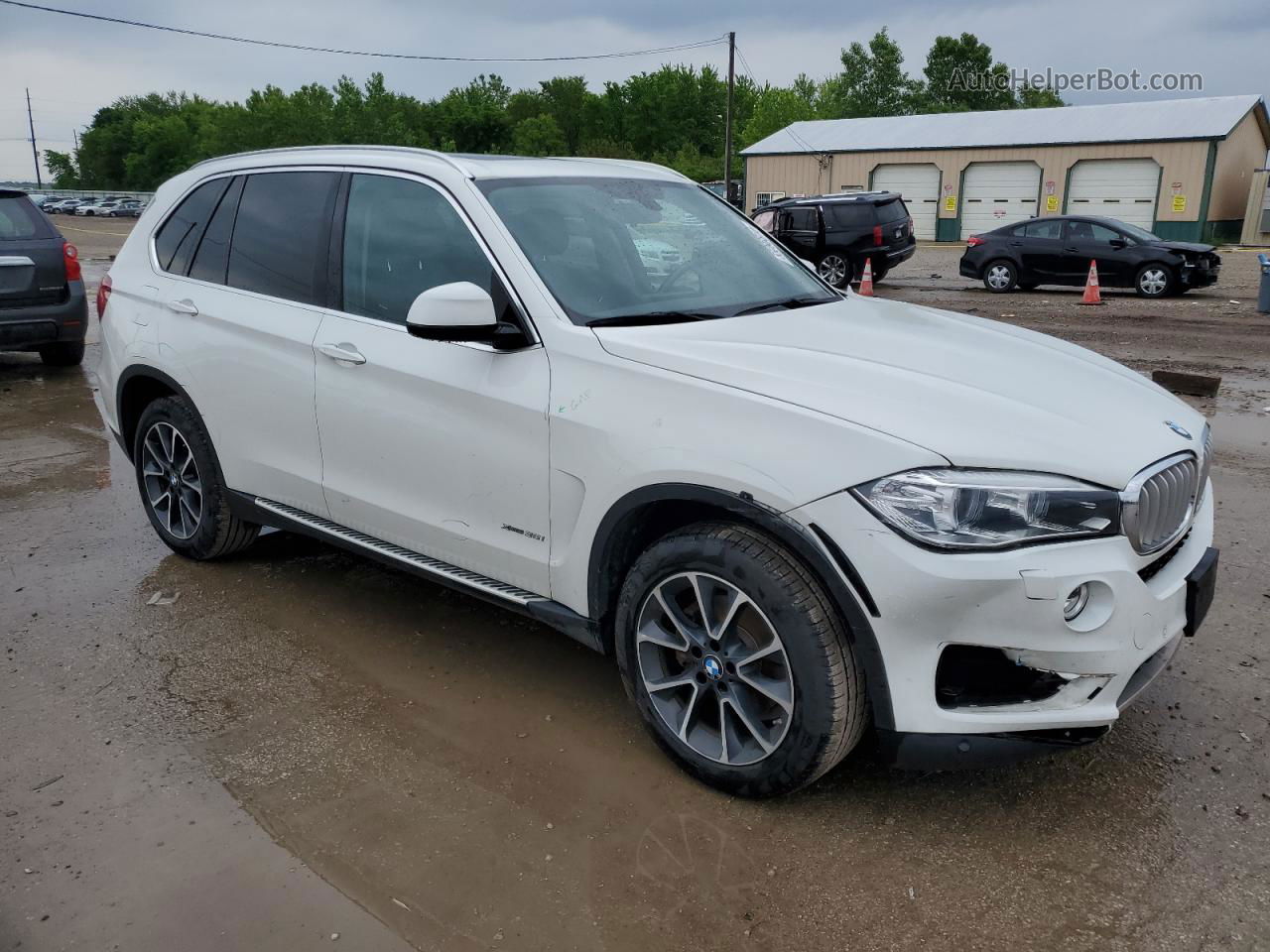 2015 Bmw X5 Xdrive35i Белый vin: 5UXKR0C52F0P15259