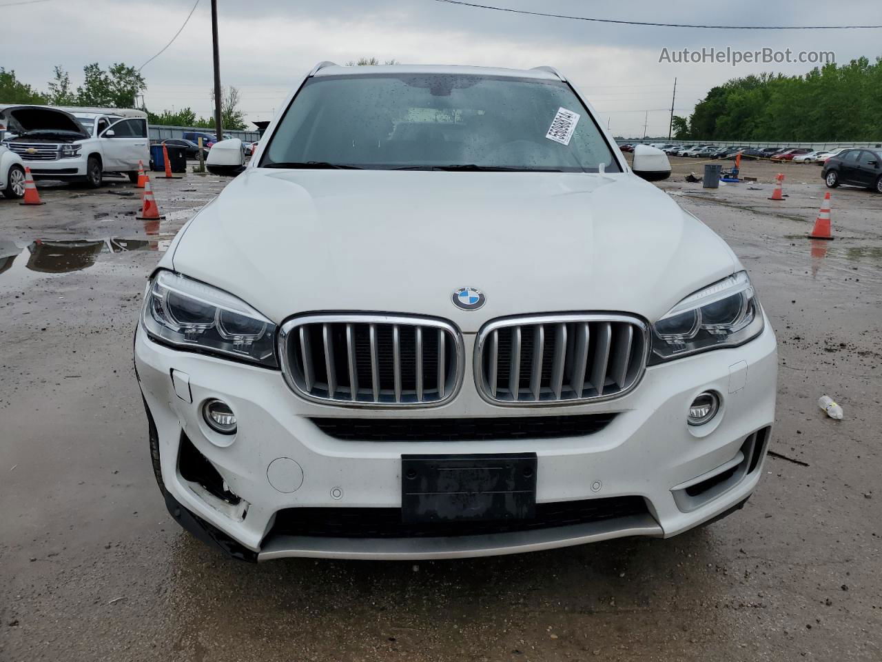 2015 Bmw X5 Xdrive35i Белый vin: 5UXKR0C52F0P15259