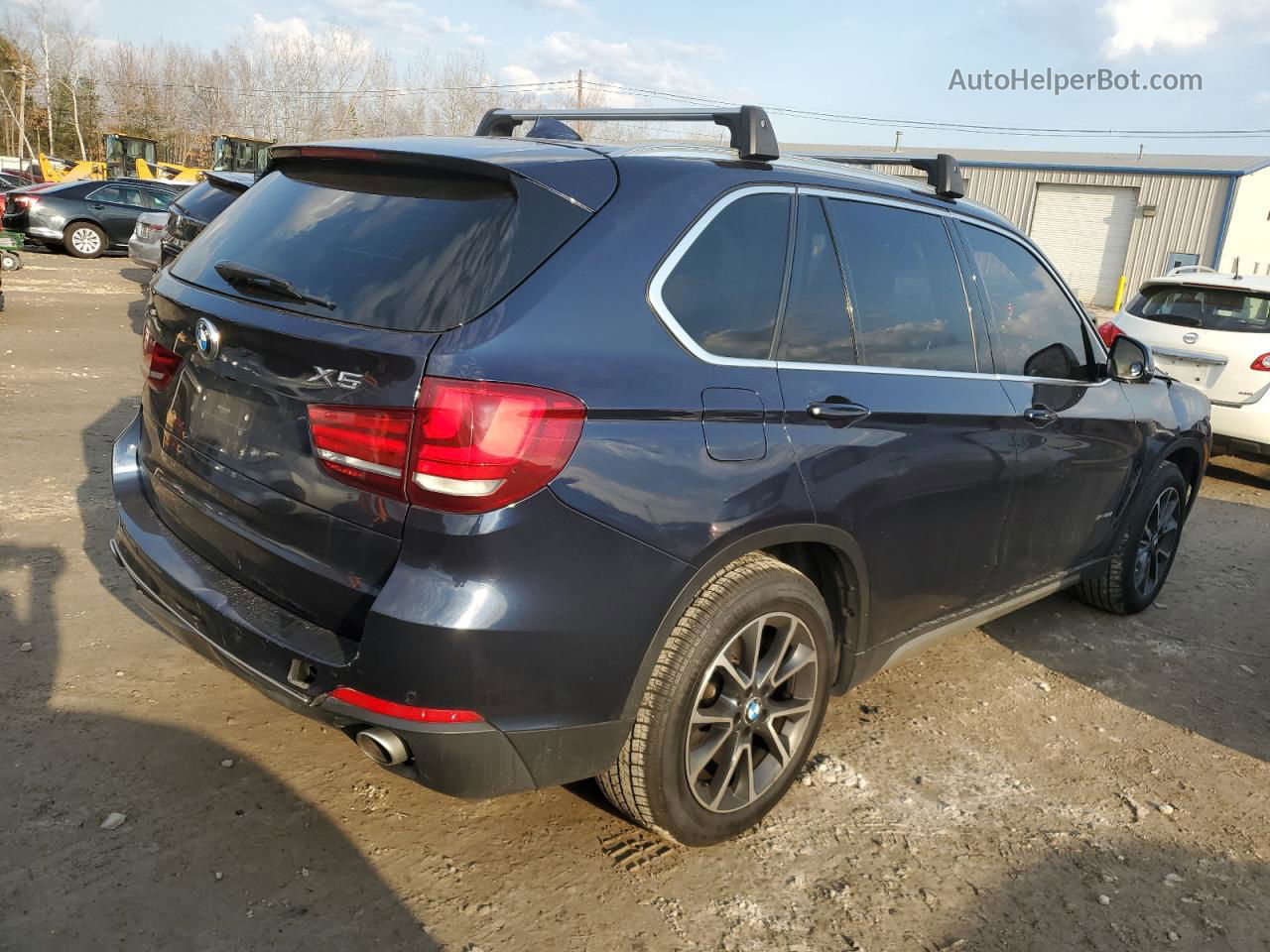 2015 Bmw X5 Xdrive35i Blue vin: 5UXKR0C52F0P15732