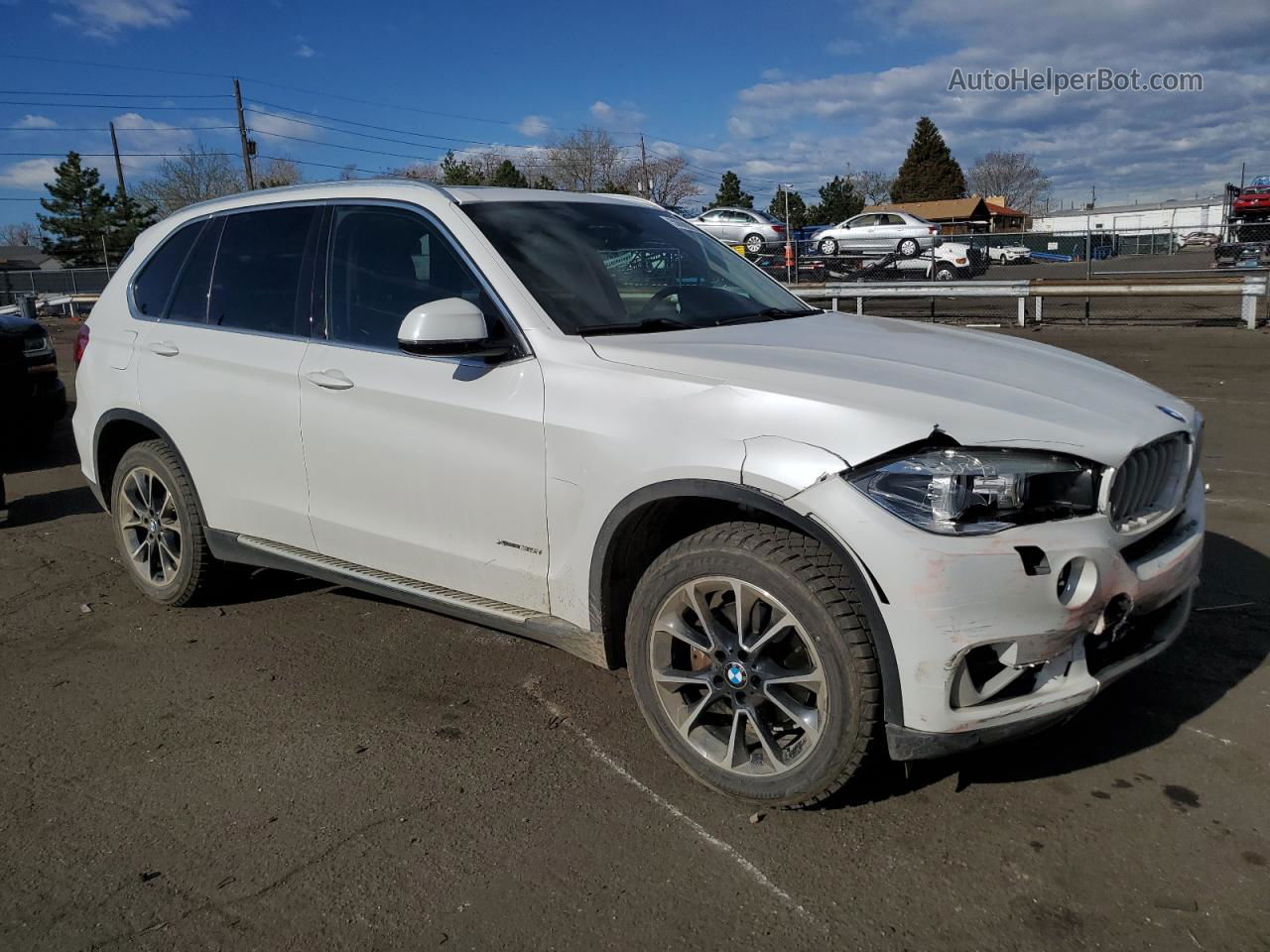 2016 Bmw X5 Xdrive35i Белый vin: 5UXKR0C52G0P27512