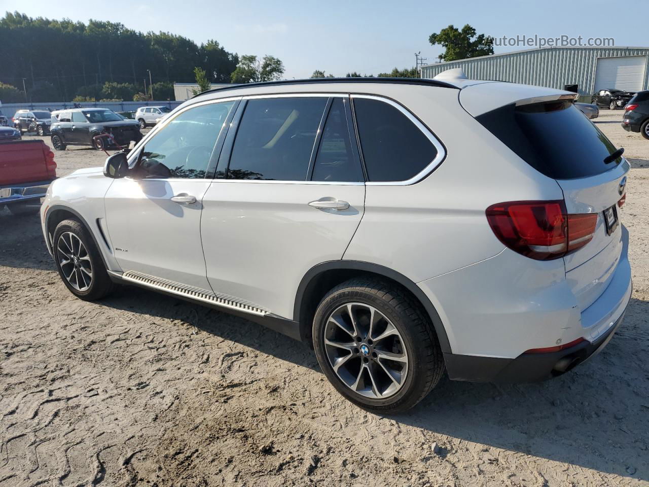 2014 Bmw X5 Xdrive35i White vin: 5UXKR0C53E0H26210