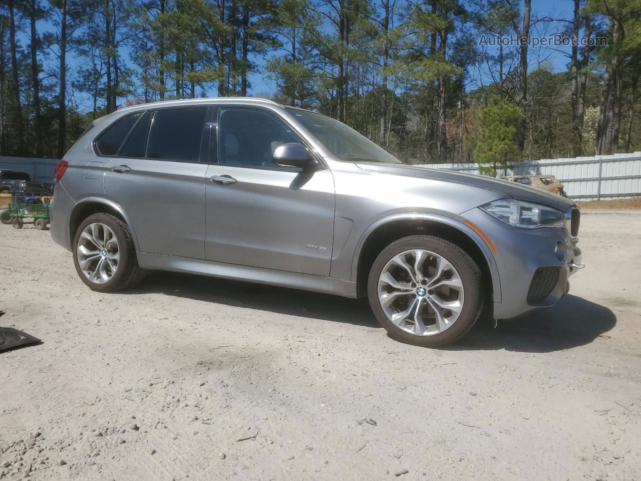 2014 Bmw X5 Xdrive35i Gray vin: 5UXKR0C53E0K42860