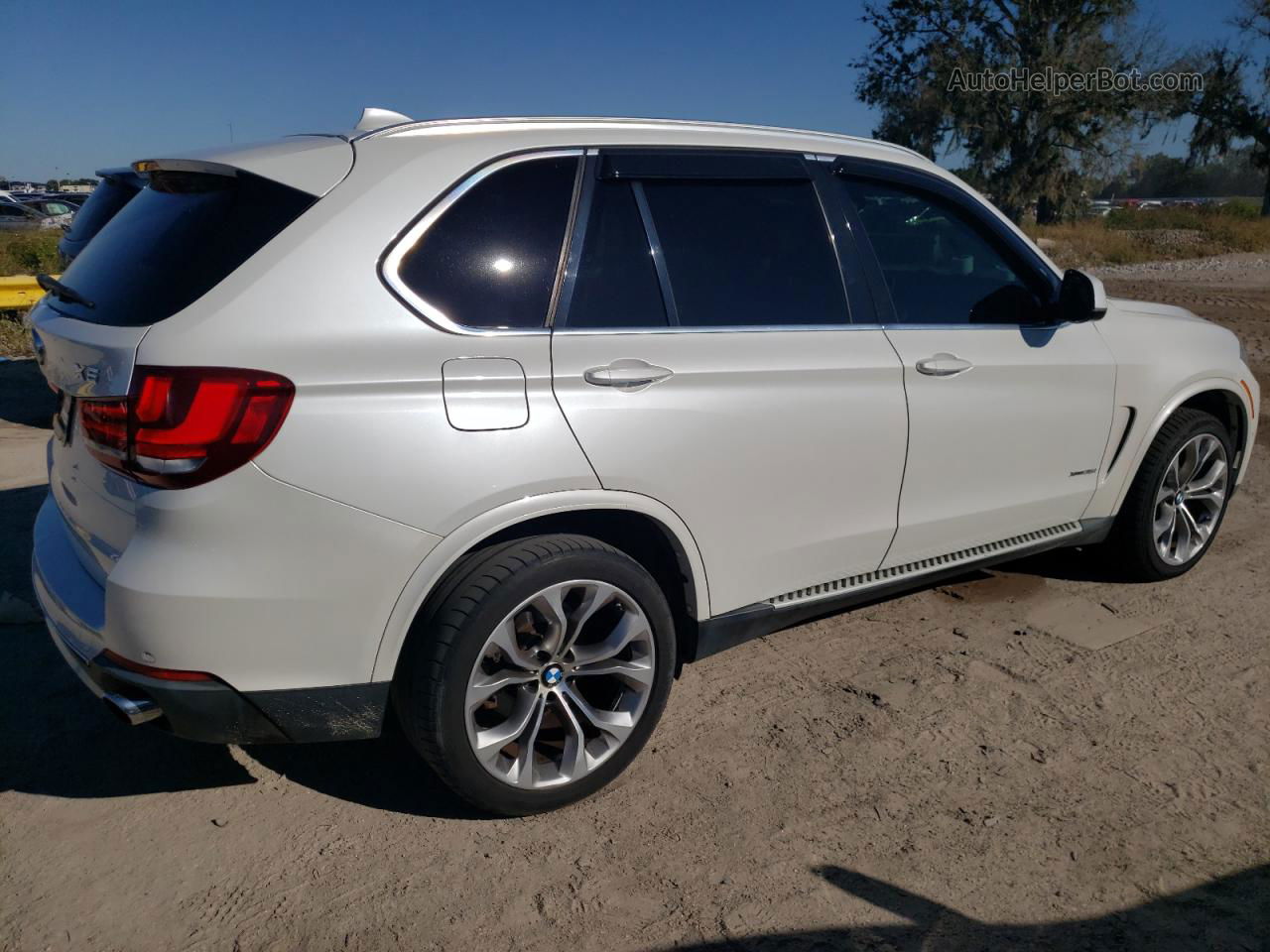 2014 Bmw X5 Xdrive35i White vin: 5UXKR0C53E0K47816