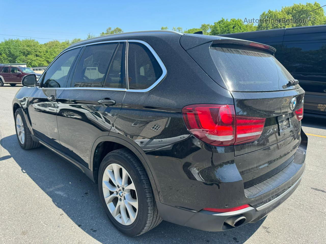 2014 Bmw X5 Xdrive35i Black vin: 5UXKR0C53E0K49842