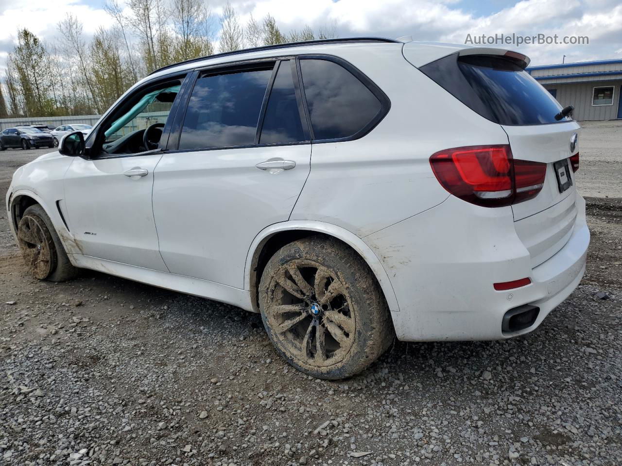 2015 Bmw X5 Xdrive35i White vin: 5UXKR0C53F0K53147