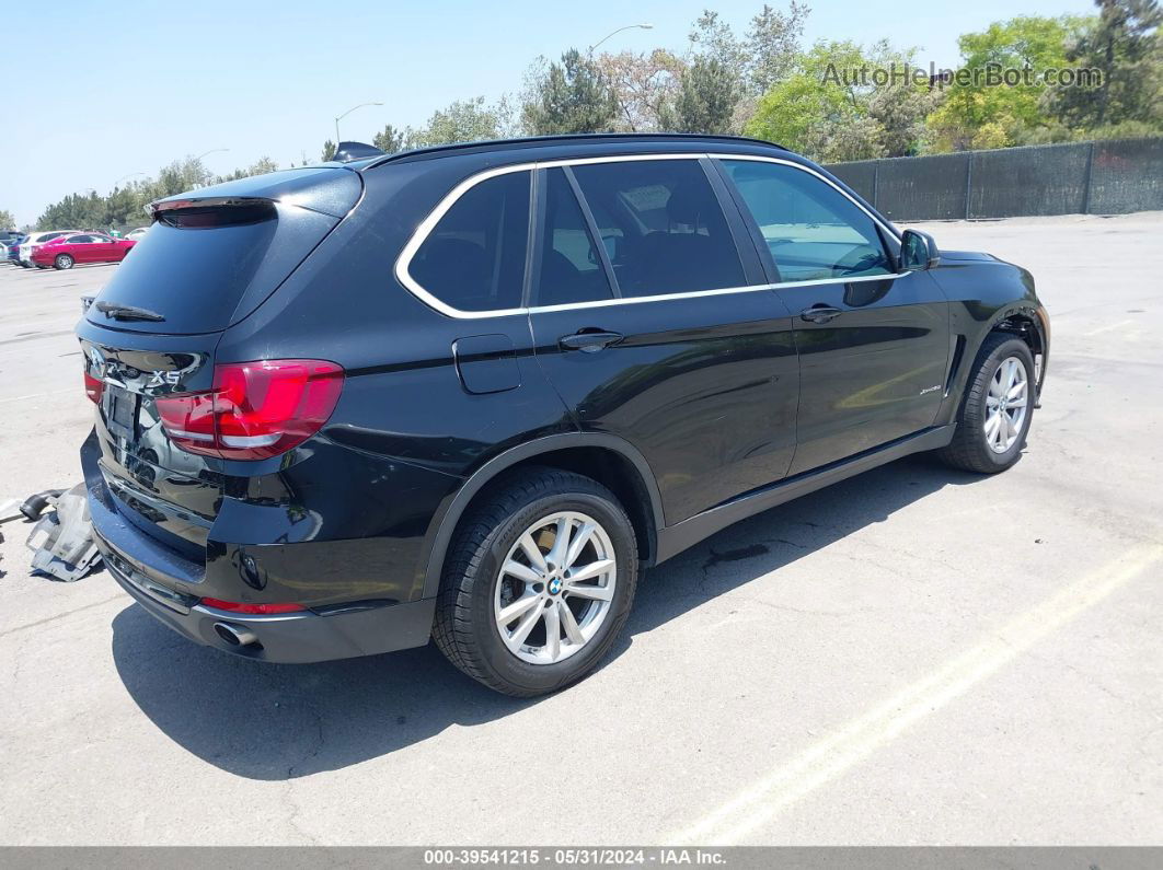 2015 Bmw X5 Xdrive35i Black vin: 5UXKR0C53F0K55626