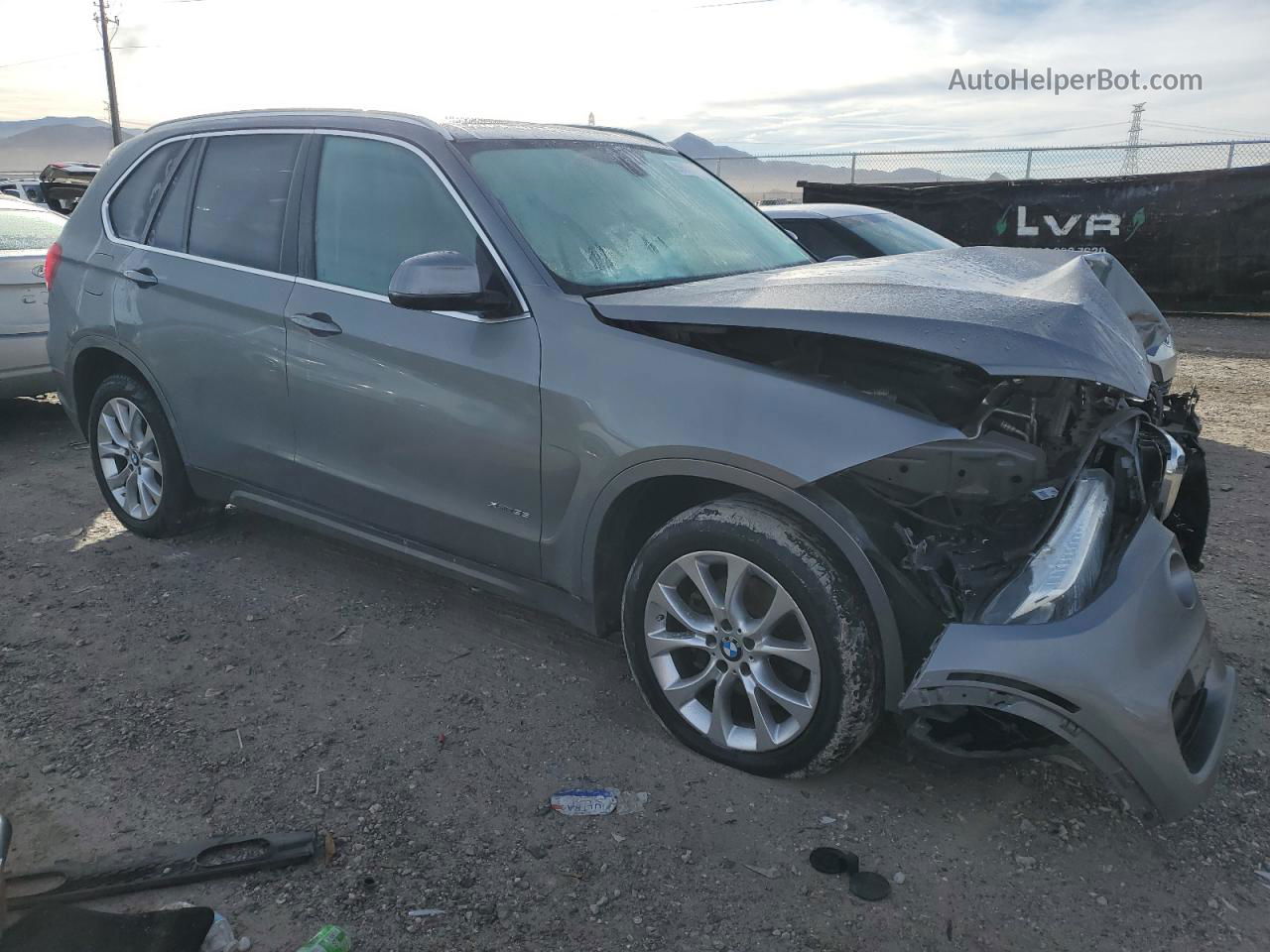 2015 Bmw X5 Xdrive35i Серый vin: 5UXKR0C53F0K59319