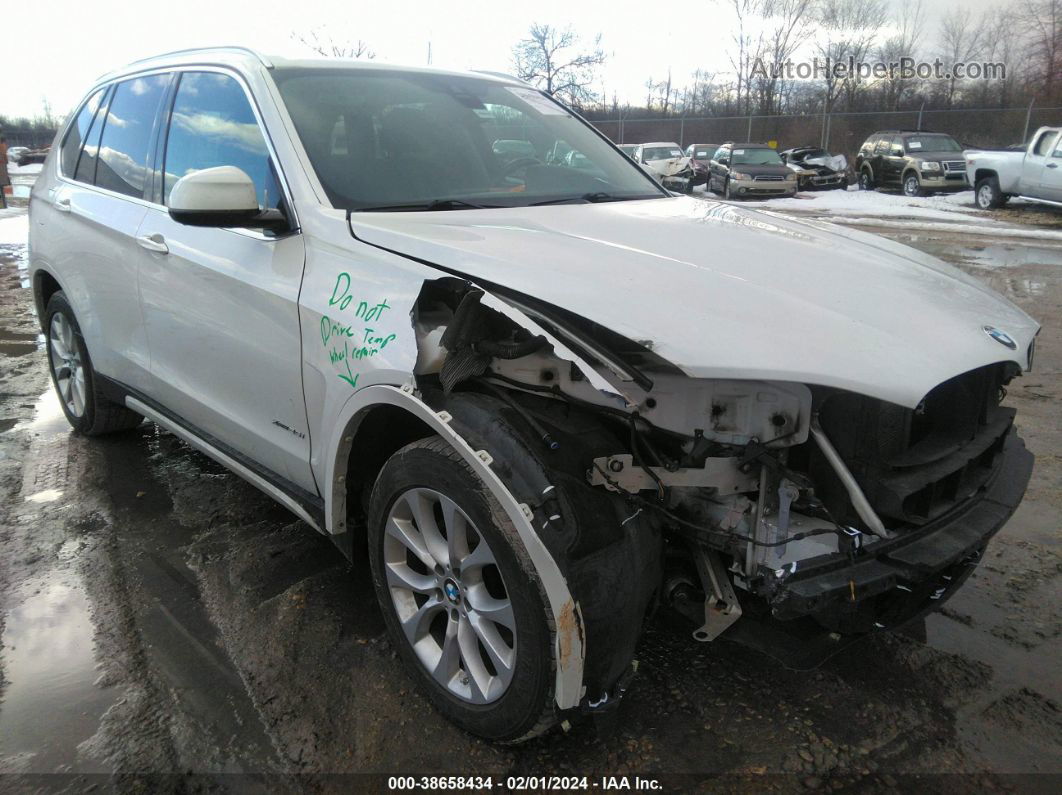 2015 Bmw X5 Xdrive35i White vin: 5UXKR0C53F0K60485