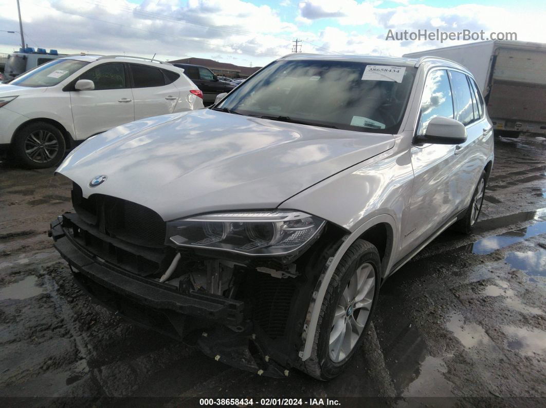 2015 Bmw X5 Xdrive35i White vin: 5UXKR0C53F0K60485