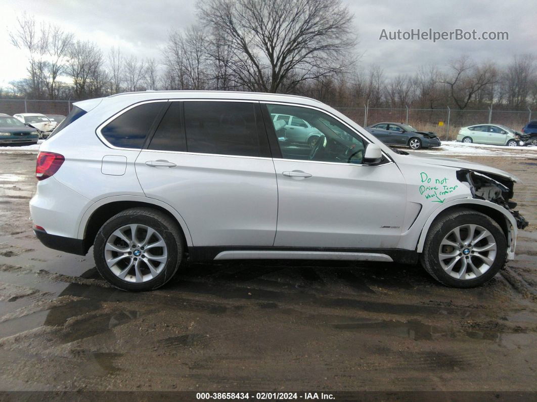 2015 Bmw X5 Xdrive35i White vin: 5UXKR0C53F0K60485