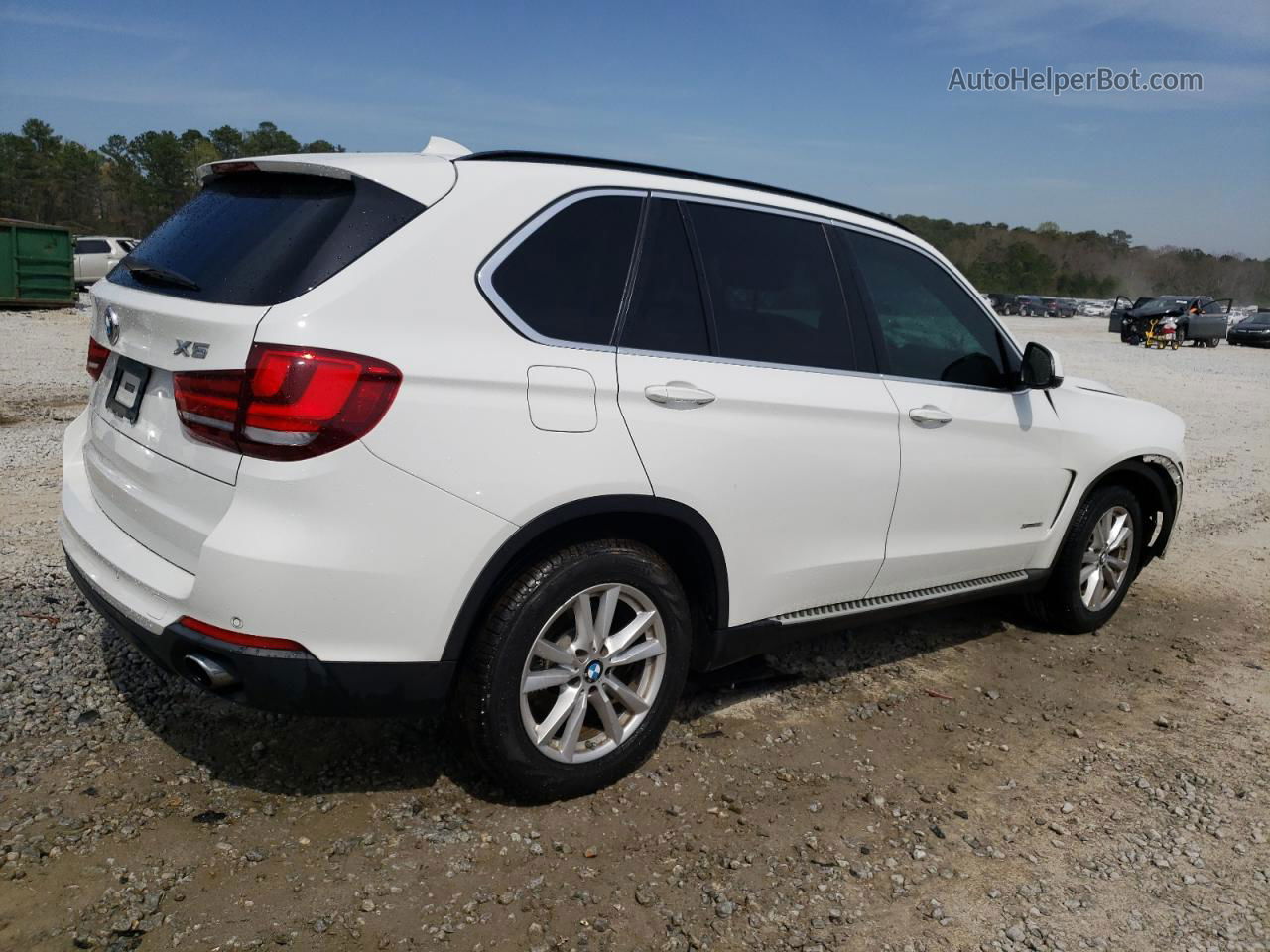 2015 Bmw X5 Xdrive35i White vin: 5UXKR0C53F0K60647