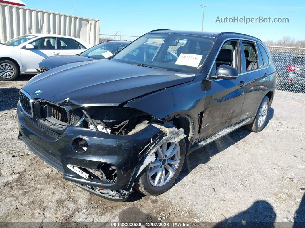 2015 Bmw X5 Xdrive35i Black vin: 5UXKR0C53F0K70188