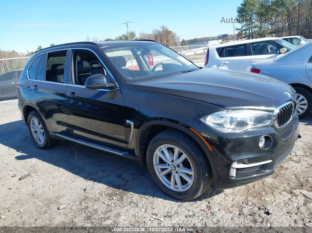 2015 Bmw X5 Xdrive35i Black vin: 5UXKR0C53F0K70188