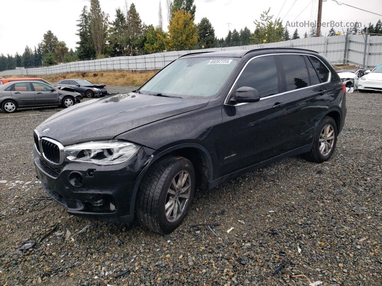 2015 Bmw X5 Xdrive35i Black vin: 5UXKR0C53F0K71731